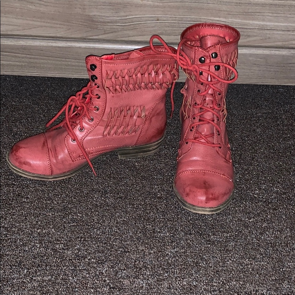 Mix No.6 Red Bootie